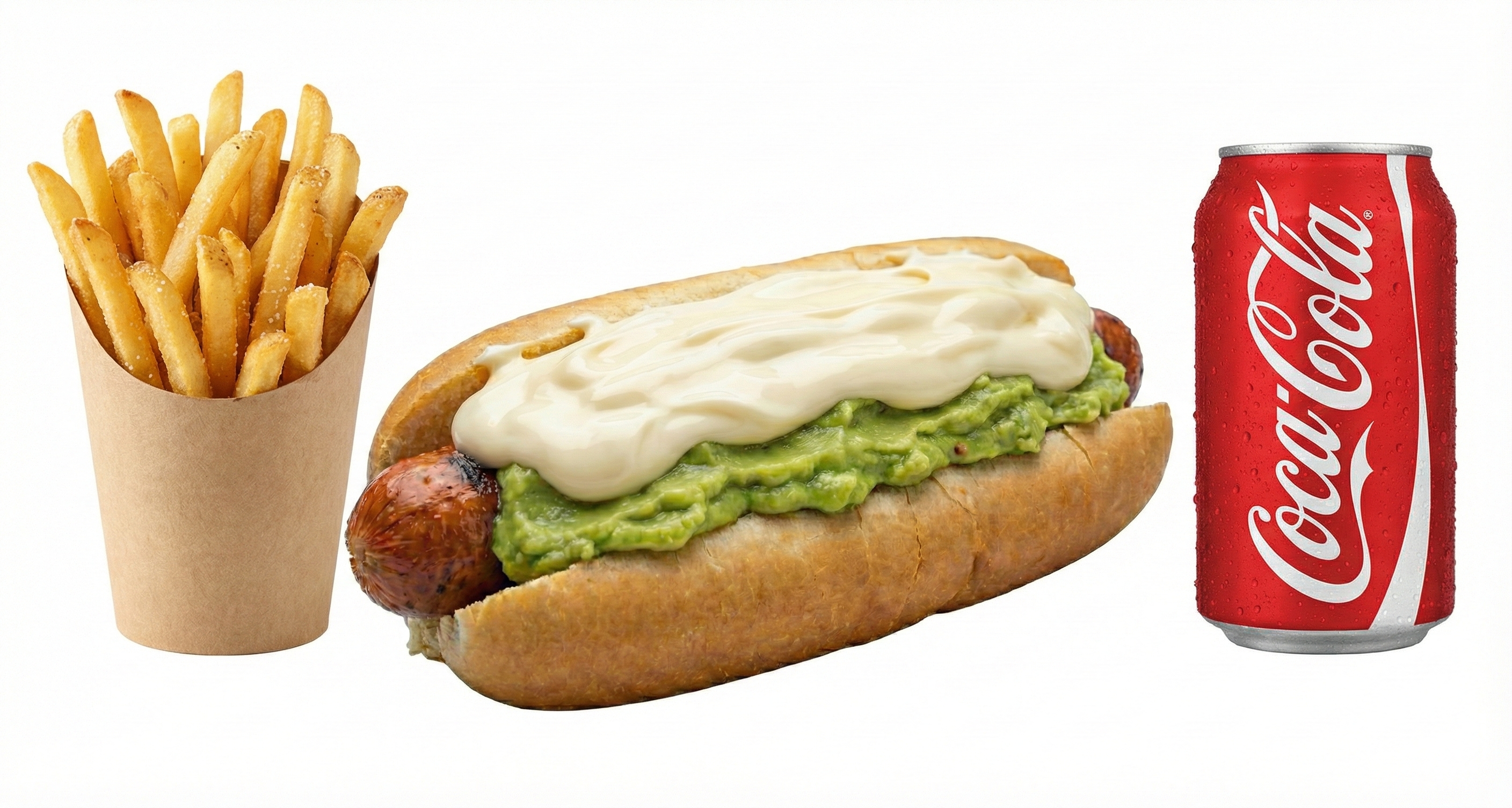 Completo Especial Palta + Combo Papas Chicas